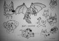 More crazy chimera (bat-shrimp)