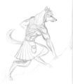 Whitehair in Kilt by Dante