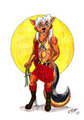 Whitehair in Kilt by EK Goya