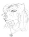 Whitehair Portrait Sketch by Crisco