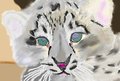 Snow leopard cub by foxlover20
