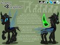 Zearou "Blackheart" - Character Reference Sheet