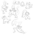 Pokemon sketch dump