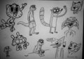 Cartoon doodles by reptifur