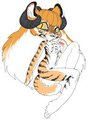 Mixed species adopt (Tiger + sheep) (OPEN) by popsiclebunny