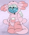 Gelyvin in PKMN Chansey sleeper by Gelyvin