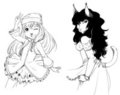 Mikaela and Mbali by anhapouna