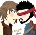 Kenshi x E. Black  by beybladelover15