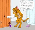 Night of the Werekitty - Gadget's Confused by Pouncer