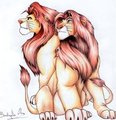 Simba e Mufasa   by Elia88