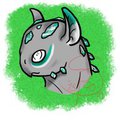 Ajoite Minerowl bust