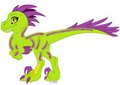 Lena the velociraptor