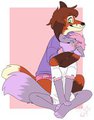 sibling Huggins  by kinshiratsuki