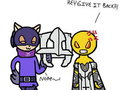 Nightshade stole Luminous' helmet