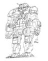 Walmart Doodle 20150731a - Atlas BattleMech