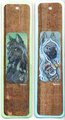 Old Two Silver Ankhs Art: Khalfani and Anuket Bookmarks