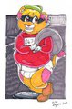 Diapered Bandit Friar
