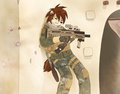 Porcupine at war by Jimmu