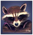 Rocket Raccoon by Apel