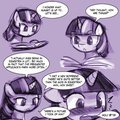 Little Pony Sees Big Horse