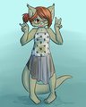 Neko and Cheoah's Daughter Neoma by Saucy by chimangetsu
