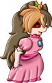 Cammy as Princess Peach by JellyWolverine