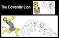 Character Design - The Cowardly Lion by AlbinoFromAbout