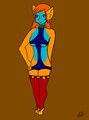 kamylla swimsuit by Deathmane27
