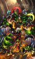  Character design: See-four & Boom by justart27