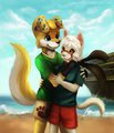 Love in the beach