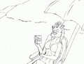 Relaxing at the beach