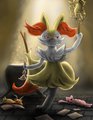 Fluffy Braixen Witch and Her Playthings (Doll TF)