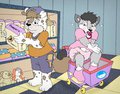 Babysitter school : trip to the mall.