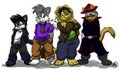 The Cat Pack Group Shot In Colour!