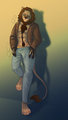 Chilling Lion