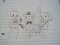 Cute Stuffed Doll FNAF Pen Doodle