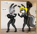 Grey Wolf guy & Linda by KikeRodz