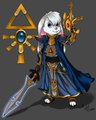 Eldar Farseer Kevin Snowpaw by tanithjackal