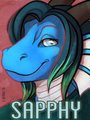 Sapphy Badge by CuonAlpinus