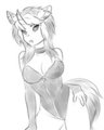Sexy unicorn girl