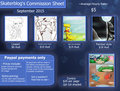 Commission Sheet September 2015