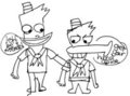 Edward annoyed by Lazlo