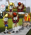 Up skirt Sally by Jeatz