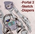 aperture science disposable defective robot coolant receptacle by TheCrunch