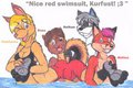 Nice red swimsuit >:3