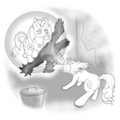 Fel Equestria - Rarity and Sweetie Belle Illustration