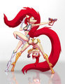 Indigo Dirty Pair homage by Dreamkeepers