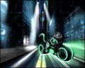 Simon on a lightcycle (by ZenFetcher)