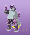 Color Sketch Commission for shadow_kage_husky  by Merfiller