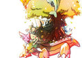  eeveelutions on Torterra's back